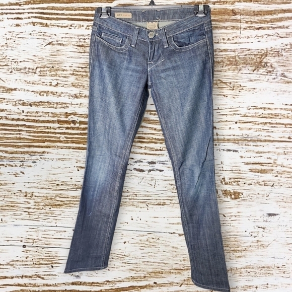 William Rast Women's Jeans Size 25 Sadie Straight Leg Low-rise Medium Wash - Picture 4 of 6